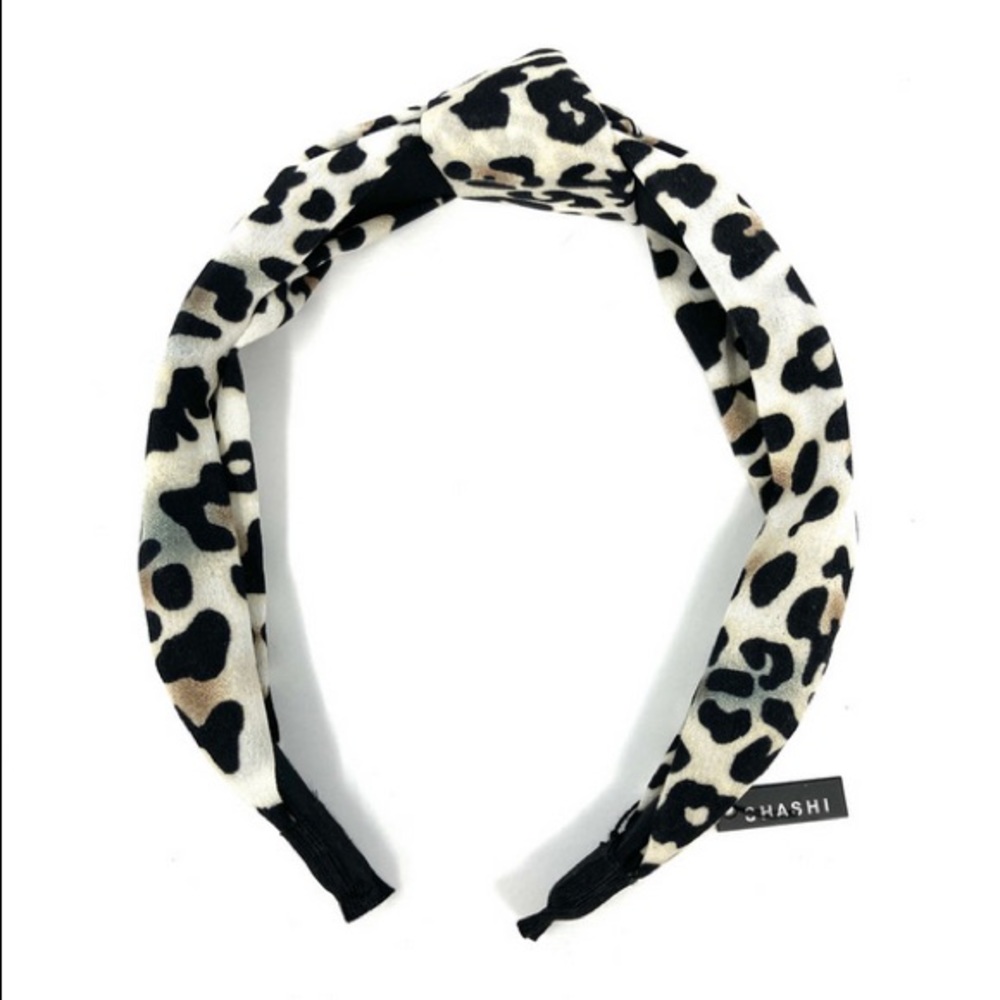 NWT SHASHI Snow Leopard Headband